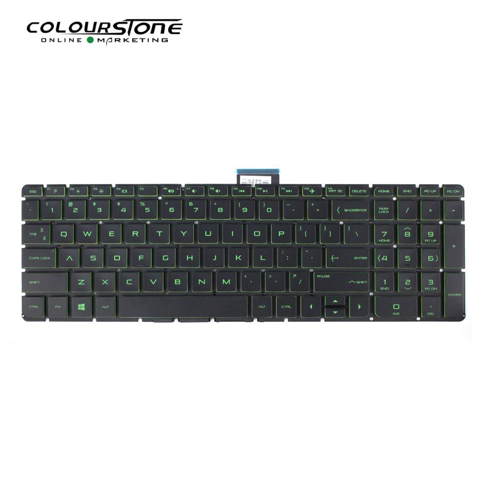 laptop keybard Green letter 15-AB 15-BC US Original laptop keyboard internal keyboard