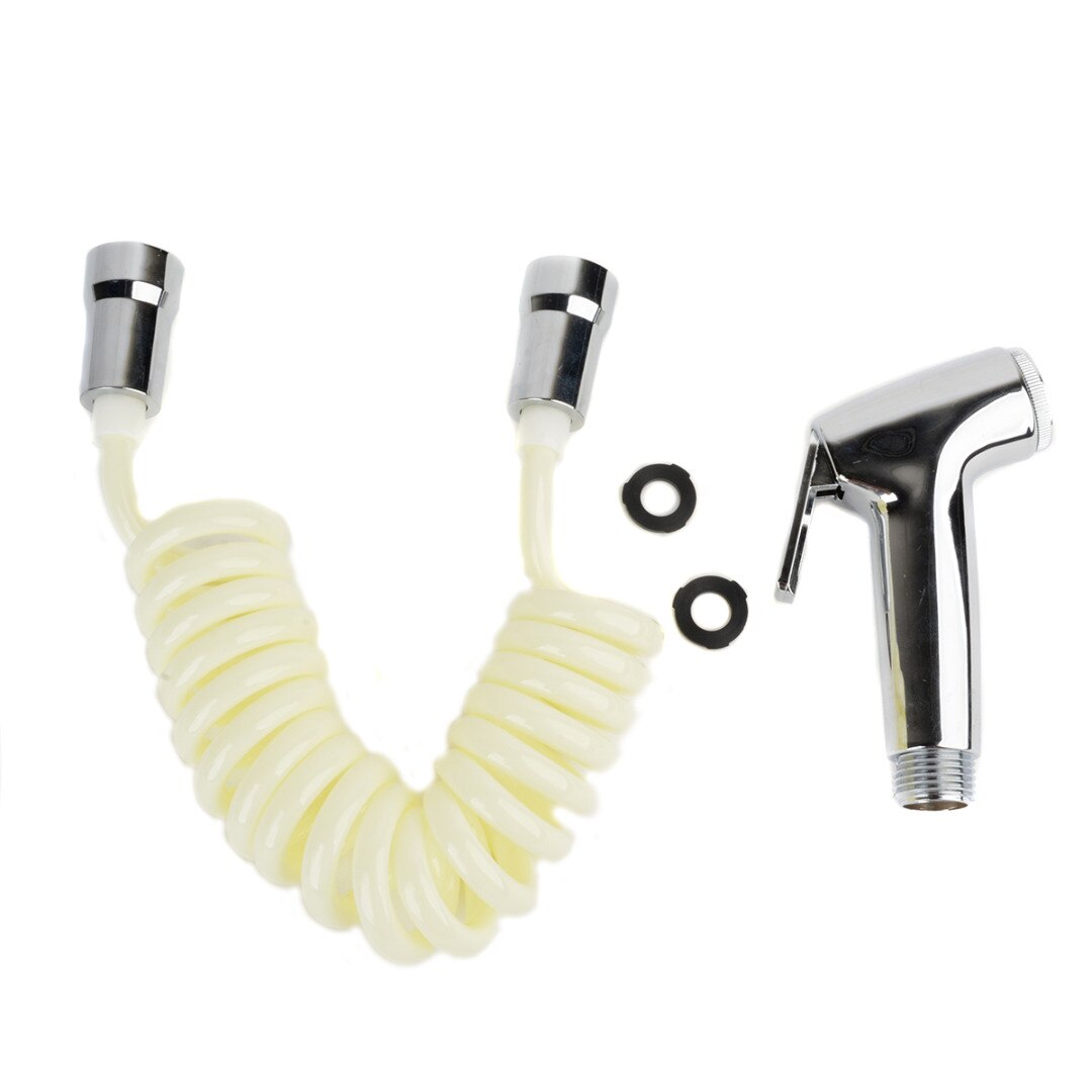Mayitr Draagbare Luier Bidet Wc Shattaf Spuit Nozzle Set Badkamer Wc Bidet Douchekop met Telefoon Douche Slang
