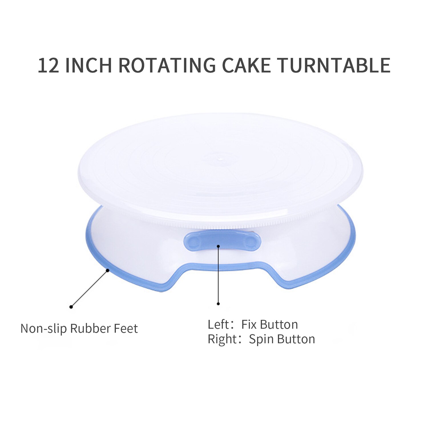 12 Inch Roterende Taart Draaitafel Taart Stand Cake Decorating Kit Display Stand Bakken Tools Voor Cake Keuken Gadgets