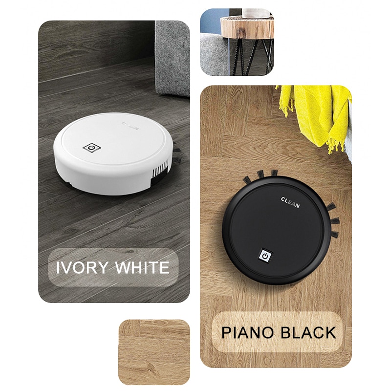 E23 Intelligent Cleaning Robot Multifunctional 1800P Rechargeable Lazy Vacuum Cleaner Small Dual-use Sweeping Robot With Brush