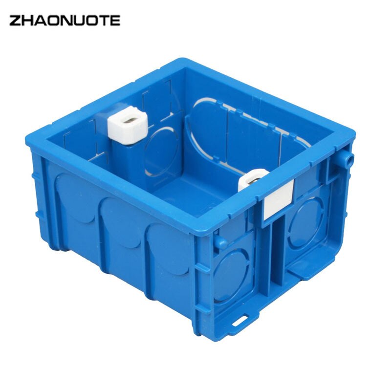 Type 86 Splicing Cassette Wall Switch Socket Junction Box PVC Concealed Bottom Box Wire Project Case