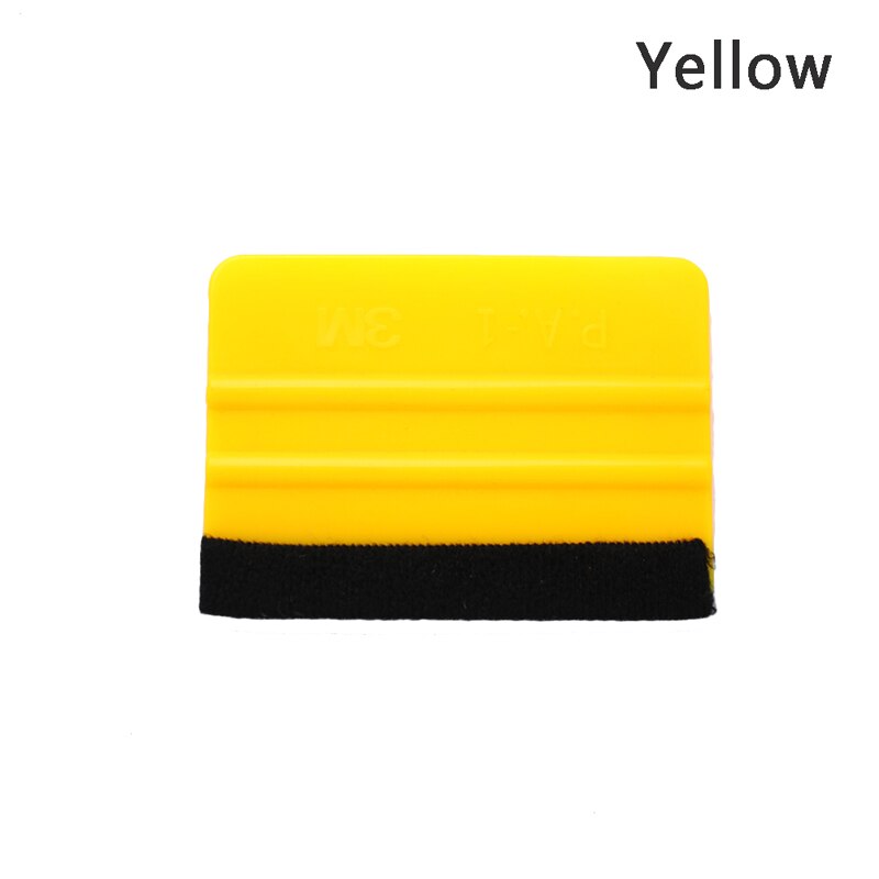 1/2pcs Vinyl Wrap Car Film Install Squeegee Carbon Fiber Wrapping Tool Auto Foil Window Tint Scraper Household Car Cleaning Tool: YELLOW