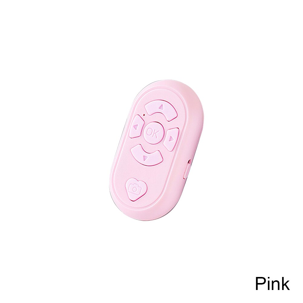 Telecomando compatibile Bluetooth tipo-c ricarica Wireless TikTok Selfie Video Magic Device Mini Controller per Android IOS: Pink