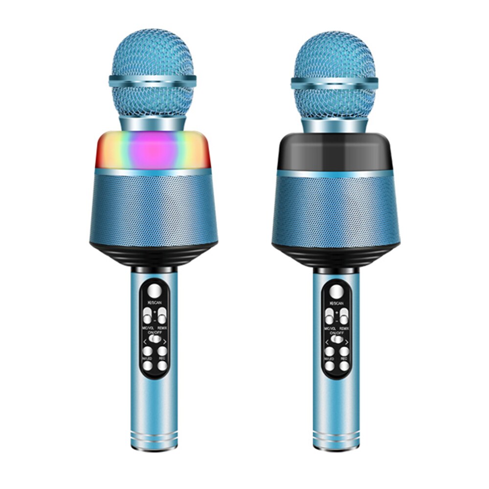 Bluetooth karaoke mikrofon trådløs mikrofon professiona højttaler håndholdt mikrofonafspiller synger optager mikrofon synger mikrofon