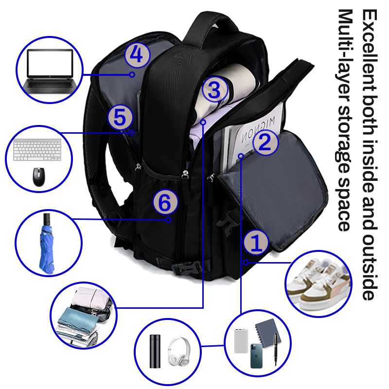 Laptop Bag Travel Backpack for Women Large Capacity Easyjet Carry-Ons 45x36x20 Backpack Ryanair 40x20x25, Men's Cabin Backpack