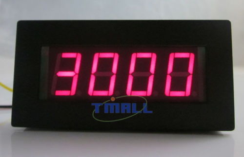 Tachometer 4 Digital RPM Meter Red LED Speed Meter... – Grandado