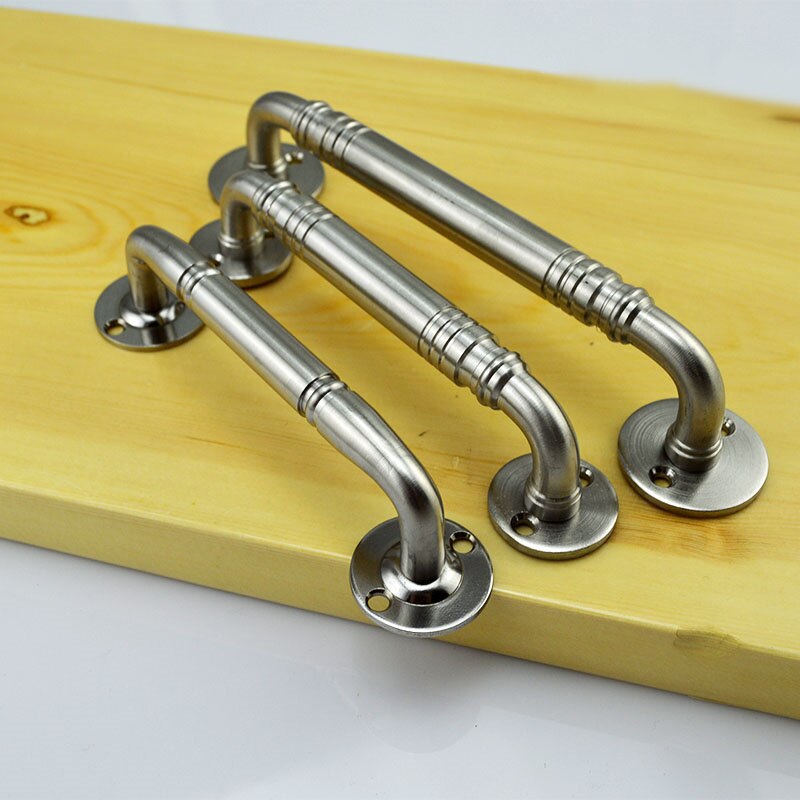 Stainless steel door handle Kitchen Door Cabinet Drawer Pulls and Knobs furniture handles Hardware Accessories