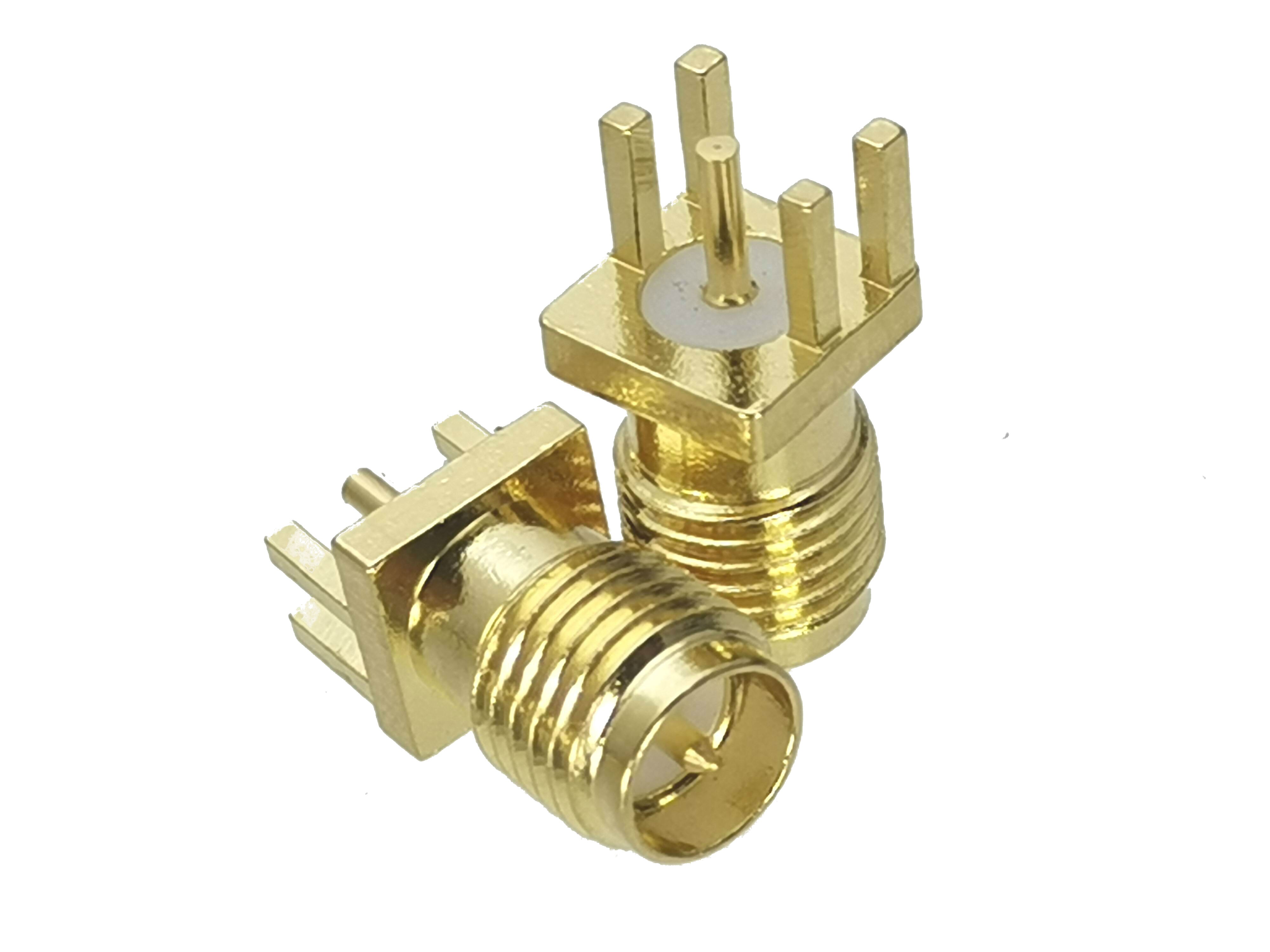1Pcs RP-SMA Rpsma Mannelijke Jack & Vrouwelijke Plug Schot & Flens Solder Panel Mount & Pcb Mount Rf Adapter connector: Type 8-1pcs