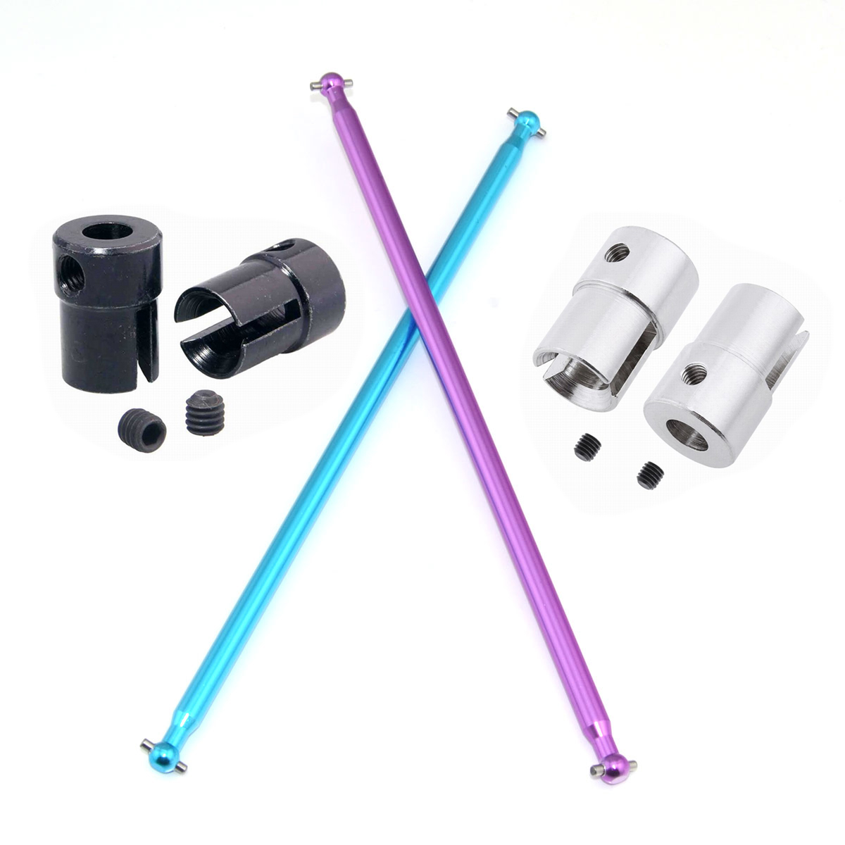 Cup B 02016 + Alloy Driver Shaft 04003 171mm / 03003 157mm for 1/10 HSP 94111 94123 94188 / 94103 94123 RC CAR Replacement Parts