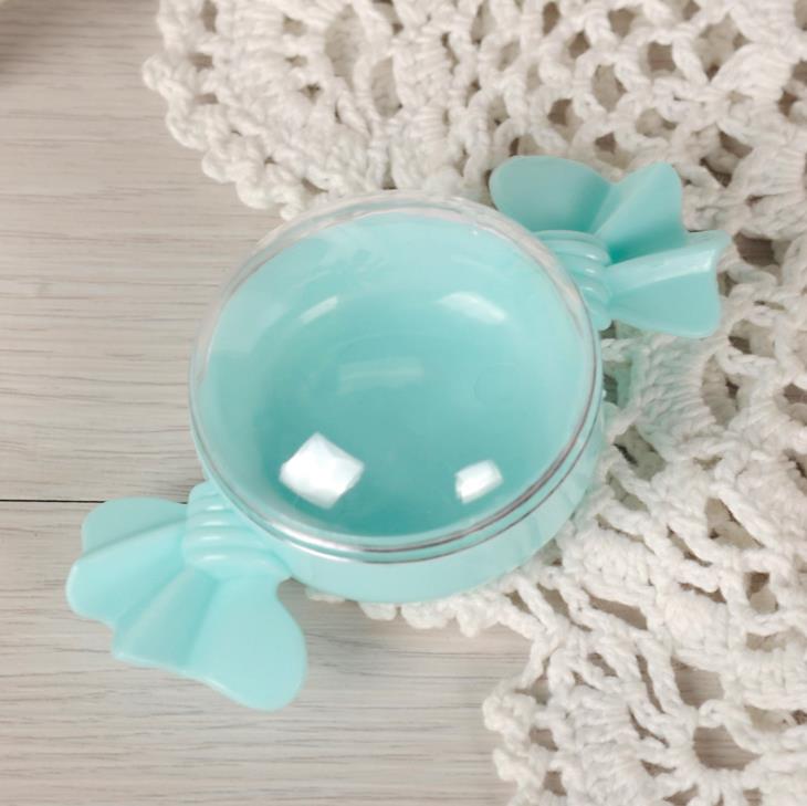 12 stk/sæt søde plastik slik æsker slik form slik æske runde chokolade æsker bryllup fødselsdag baby shower dekoration