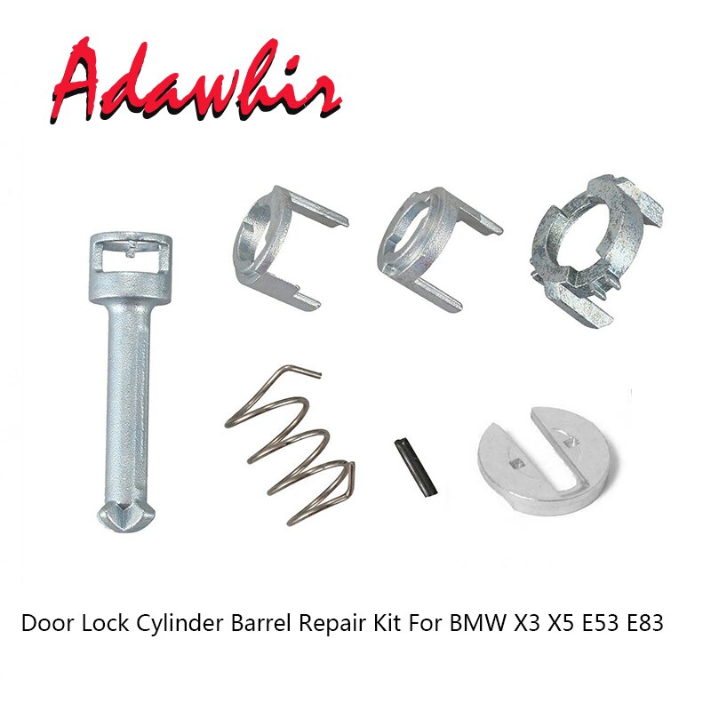 Auto Deurslot Vat Cilinder Reparatie Kit Voor Bmw X3 E83 X5 E53 Front Links/Rechts 7 Stks/set