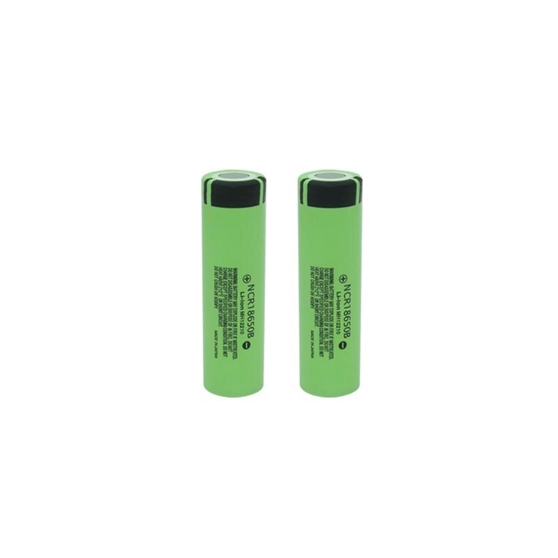 Jouym 4/8 Stuks 18650 Batterij Met Acculader 3.7V 3400 Mah NCR18650B Li-Ion Lithium Oplaadbare Batterijen 18650 Cellen: 2x Battery