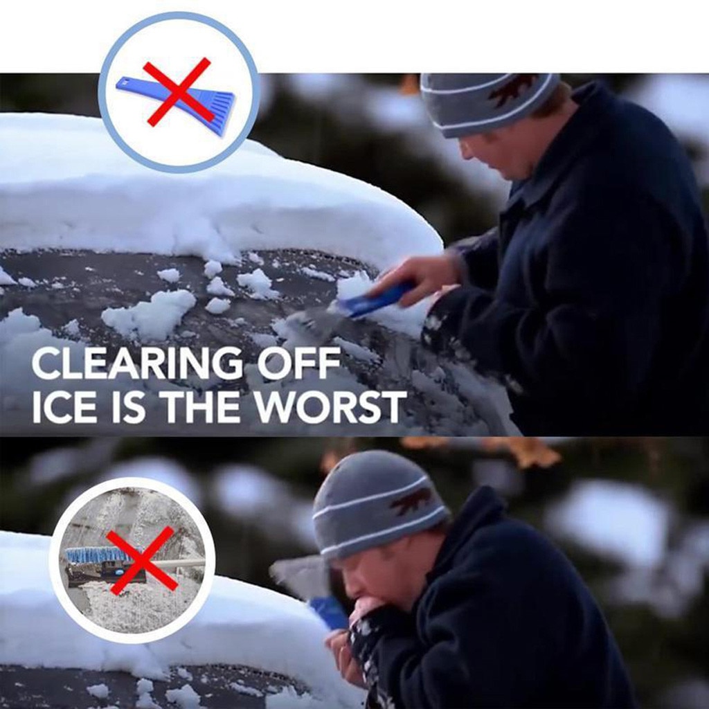 Ice Scraper Useful Car Windshield Snow Removal Magic Outdoor Ice Shovel Cone Shaped Funnel Snow Remover Tool Scrape Car Tool
