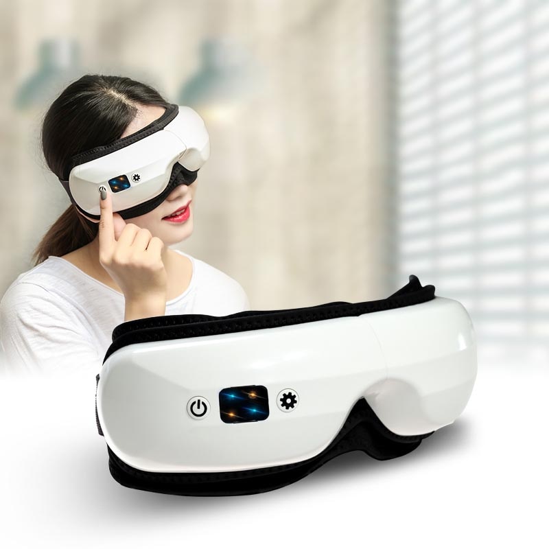 4d smarte airbags vibrations øjen massager øjenpleje instrument kompress bluetooth øje træthed massage briller