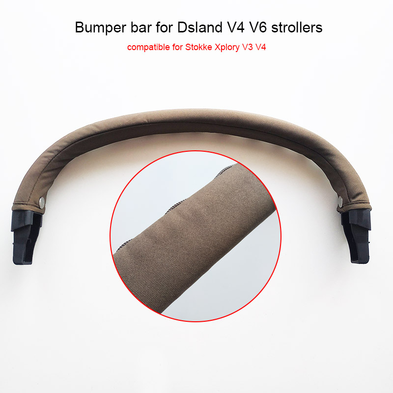 Stroller bumper bar kompatibel med dsland-serien och stokke xplory  v3 v4 -serien vagn tillbehör med dragkedja