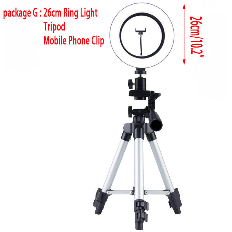 Moderne Hoge Tafellamp Make Fotostudio Verstelbare Bureaulampen Met Statief Houder Clip Voor Make Video Live Studio: G