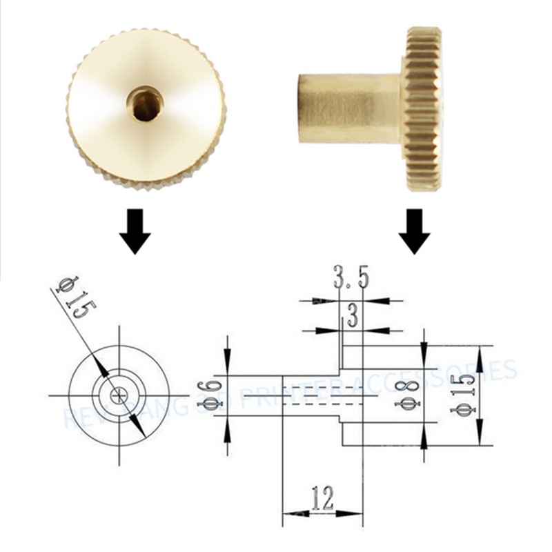 4pcs M3 heatbed leveling spring kit UM2 3D Printer Parts 4* Adjustment Nut+4*Springs+4*M3 Screw Heatbed Kit For 3D Printer