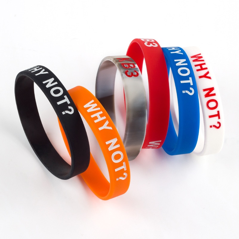 1Pc KB3 Waarom Niet Siliconen Armband Mannen Liefhebbers Sportief Westbrook NO.0 Dezelfde Stijl Basketbal Polsbandjes Retail SH299