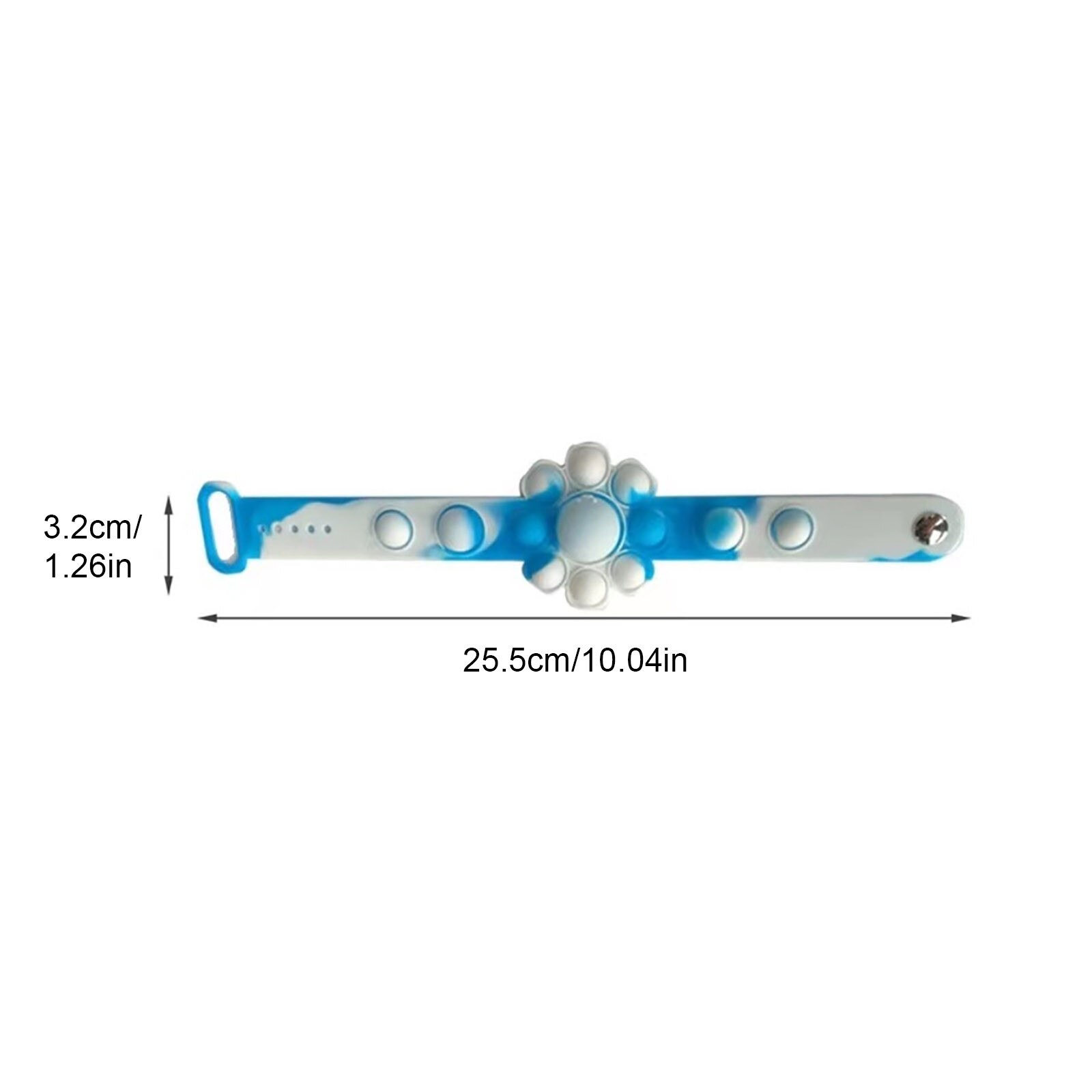 Fidget leker silikon barn spretter armbåndet push boble enkel fordypning voksne anti stress reliever sensorisk leke poppet