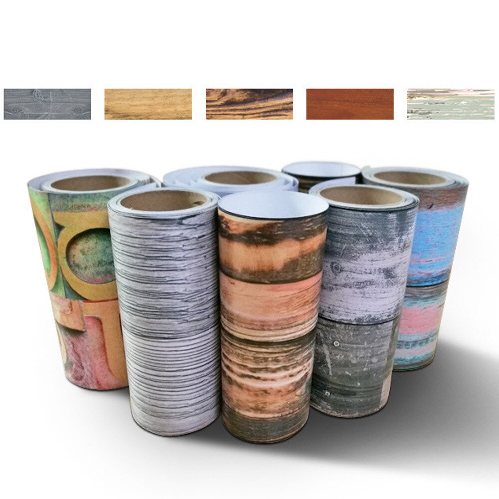 20X50 Cm Retro Zelfklevende Pvc Vloer Roll Vintage Baksteen Lijn Patroon Diy Hotel Slaapkamer Grond Decal Floor sticker Z0224