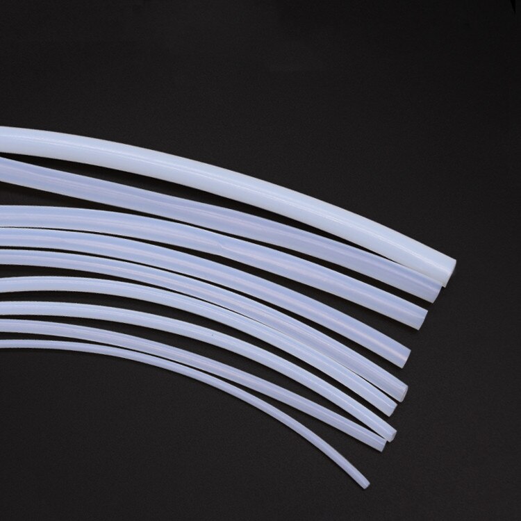 2T 6.6mm x 7.5mm PTFE Tube F46 Insulated Capillary Heat Protector Transmit Hose Rigid Temperature Corrosion Resistance 300V