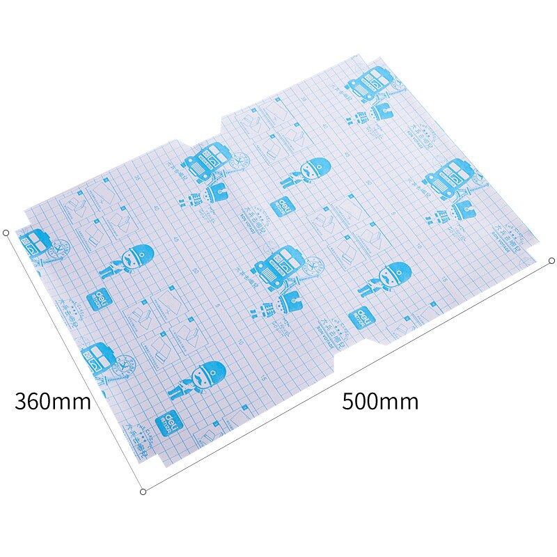 1Pack 10 Vellen A4 Transparant Boek Covers Voor Scholieren Bescherm Book Cut Hoek Te Gebruiken Veiligheid Materiaal cpp Deli 70566