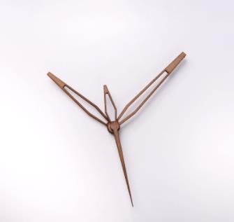 10 sets doe-het-zelf wandkwartsklok houten wijzers voor 10 12 inch klok walnotenhouten wijzers reparatieset gereedschap onderdelen: D