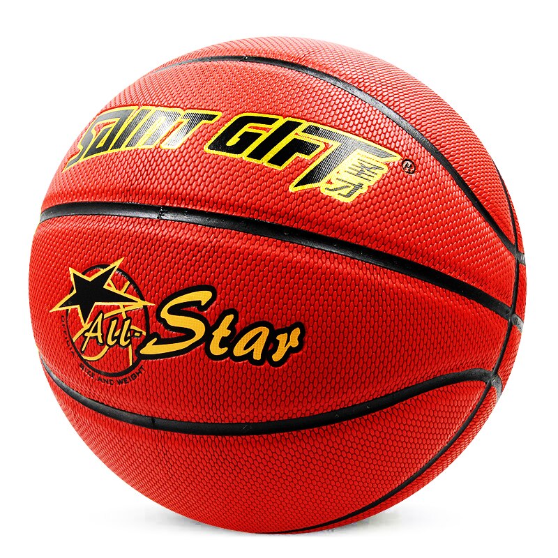 Basketball Size 7 - Official Game Ball for Men & Women - Indoor/Outdoor Training - Genuine Leather