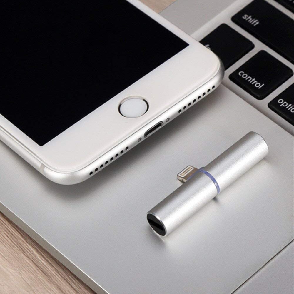 2 in 1 dual til lightning splitter til opladning og lytning dual til lightning hovedtelefonadapter til apple iphone x , 8 /7/6