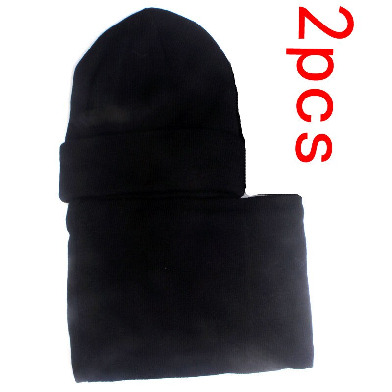 Xthree invierno bufanda sombrero guante de chica de las mujeres sombrero de sombrero invierno barato tapa: 2pcs black