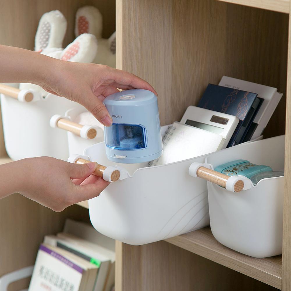 1pc Desktop Storage Basket Closet Organizer Toy Sundries Clothes Storage Box Snacks Container Case Kitchen Bathroom Organizer