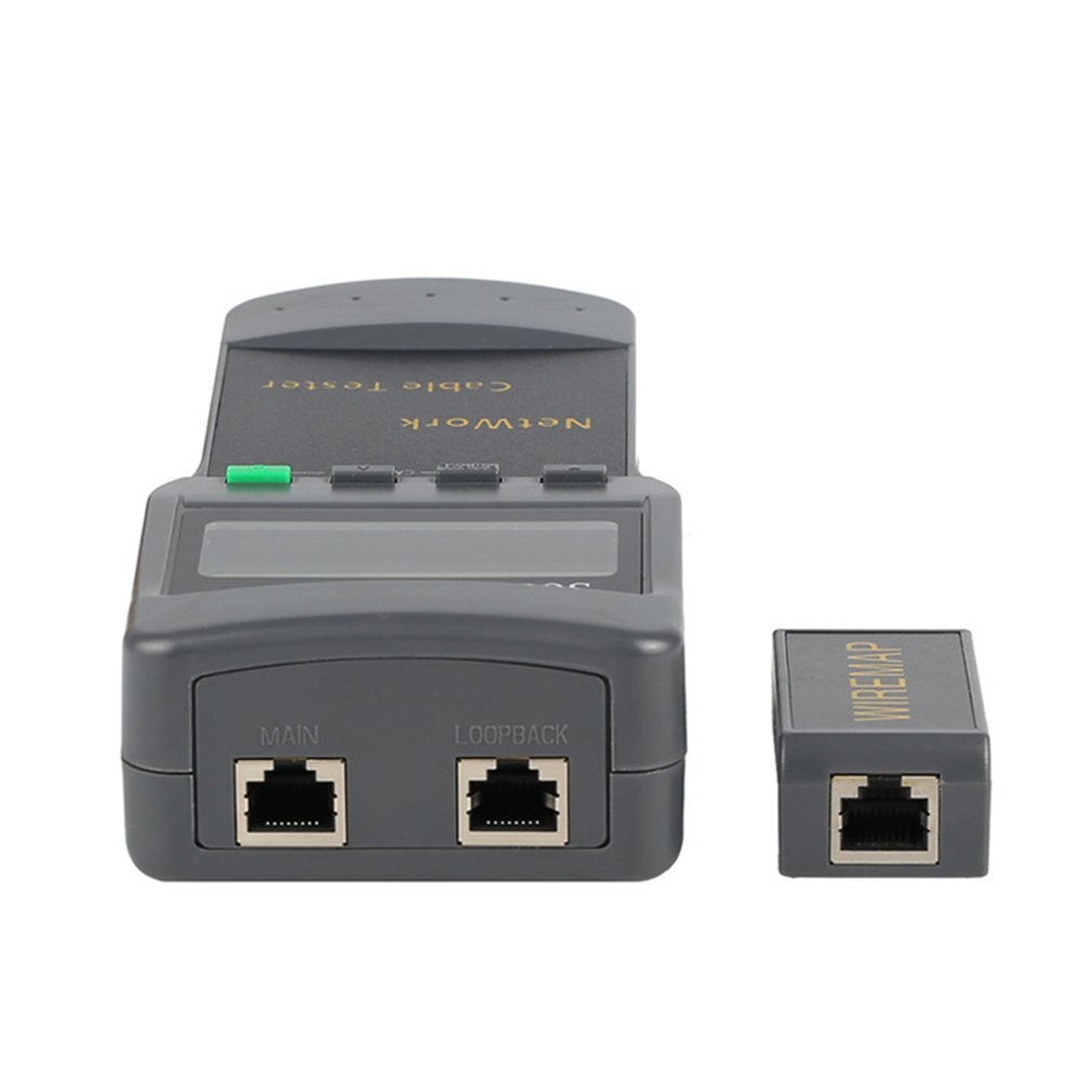 SC8108 Draagbare Lcd Netwerk Tester Meter & Lan Telefoon Kabel Tester & Meter Met Lcd-scherm RJ45 Netwerk Lijn Meten