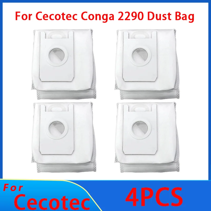 Vacuum Cleaner Bags For Cecotec Conga 2290 Dust Bag Spare Parts Dirty bag garbage bag Robot Replacement Accessories: Yellow