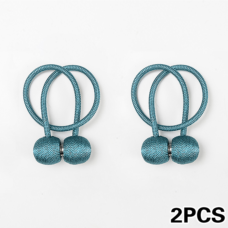 modern minimalist agnetic Curtain Tieback Clip Curtains Buckle Holder Decorative Home Curtains Accessories: Light Grey