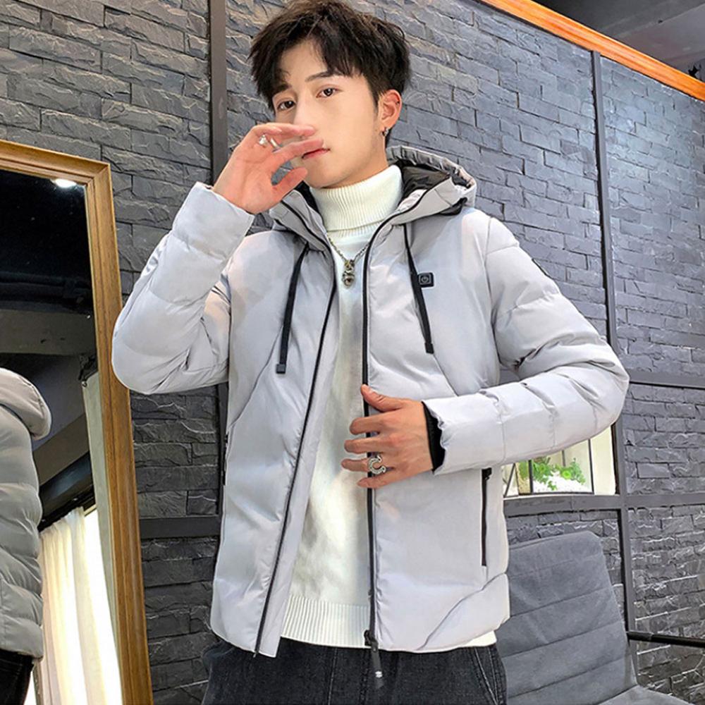 Heating Clothing Jacket Heating USB Men's Cotton Clothing Three-Speed Smart Temperature Control Automatic Electric Heating 6XL