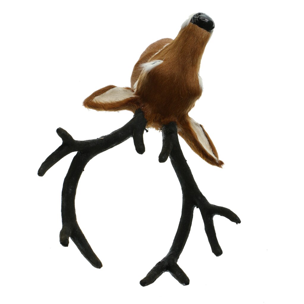 Simulation Realistic Deer Head Wall Statues Sculptures Hanging Decor Crafts