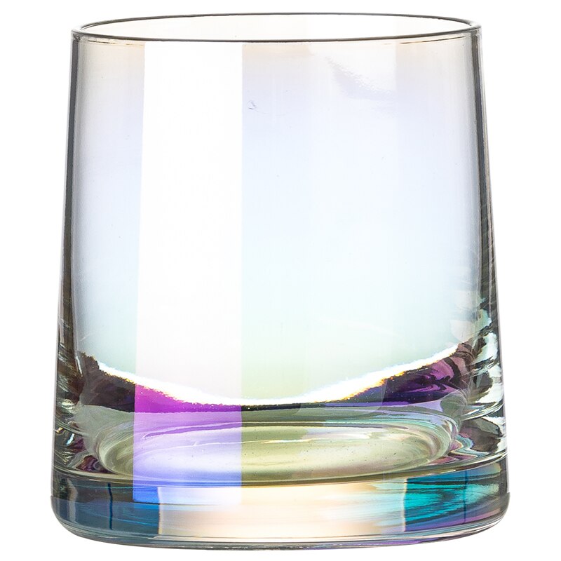 Taza de cristal de Color ámbar para whisky, taza de cristal transparente para café, té de la leche, vasos para Bar en casa