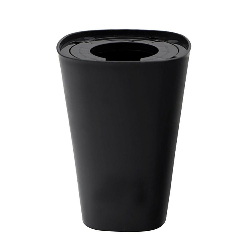 Maceta colgante invertida para jardín, cesta de almacenamiento con rotación de 360 grados, 13x9,5x9,5 cm, novedad: Negro