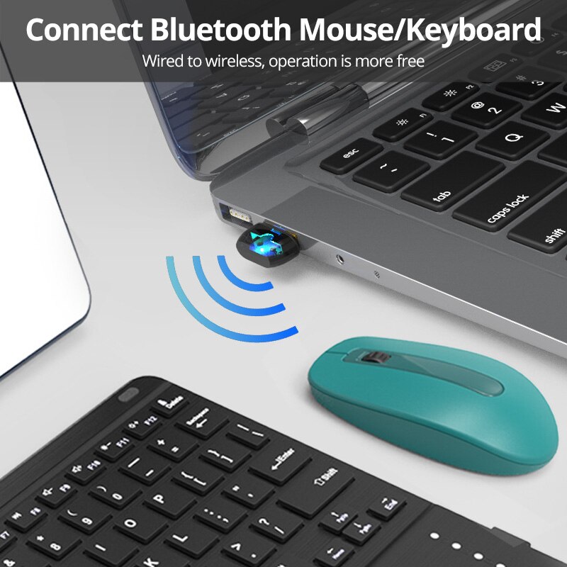 USB Bluetooth Dongle Bluetooth 5.0 20m Wireless Adapter Mouse Keyboard Receiver Headphone PC Laptop Audio Receiver Transmitter