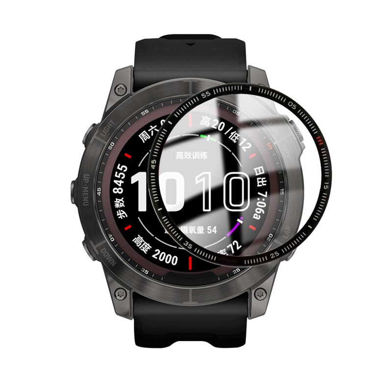 Screen Protector for Garmin Fenix 7 7S 7X Smart Watch 3D Curved Edge Full Screen Soft Protective Film (Not Glass)