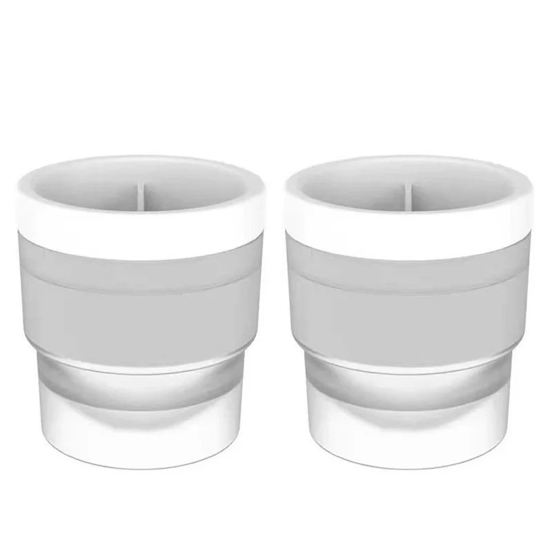 Machine à glaçons en Silicone, sphère de alimentaire, moule à glace empilable à fusion lente, boule de glace pour Cocktail, whisky, boisson, Bar à domicile
