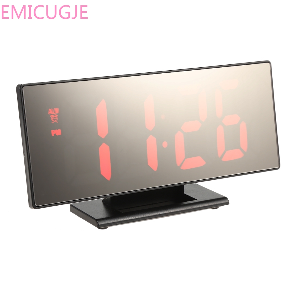 Electronic Desktop Table Digital Clock Mirror Surf... – Vicedeal