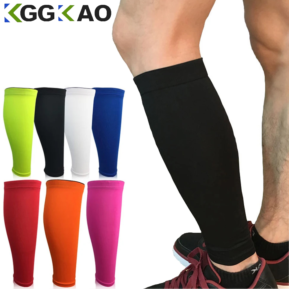 Manchons de compression de mollet pour hommes et femmes, protège-tibia, chaussettes de compression de jambe de soutien de mollet, attelle de tibia, cyclisme, 20-30mmhg, 1PC