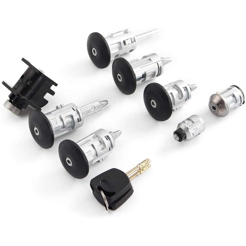 Set 4425134 8 autosloten met cilindersloten en sleutels voor ford transit connect 2002-2007