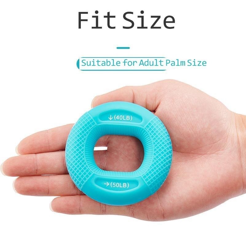 Silikon Einstellbare Hand Griff 20-80LB Greif Ring Finger Unterarm Trainer Karpaltunnelsyndroms Expander Muskel trainieren ÜSpund Fitnessstudio Fitness