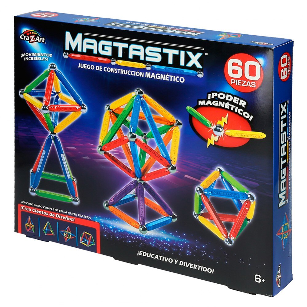 Magtastix juego construcción Deluxe 60 piezas
