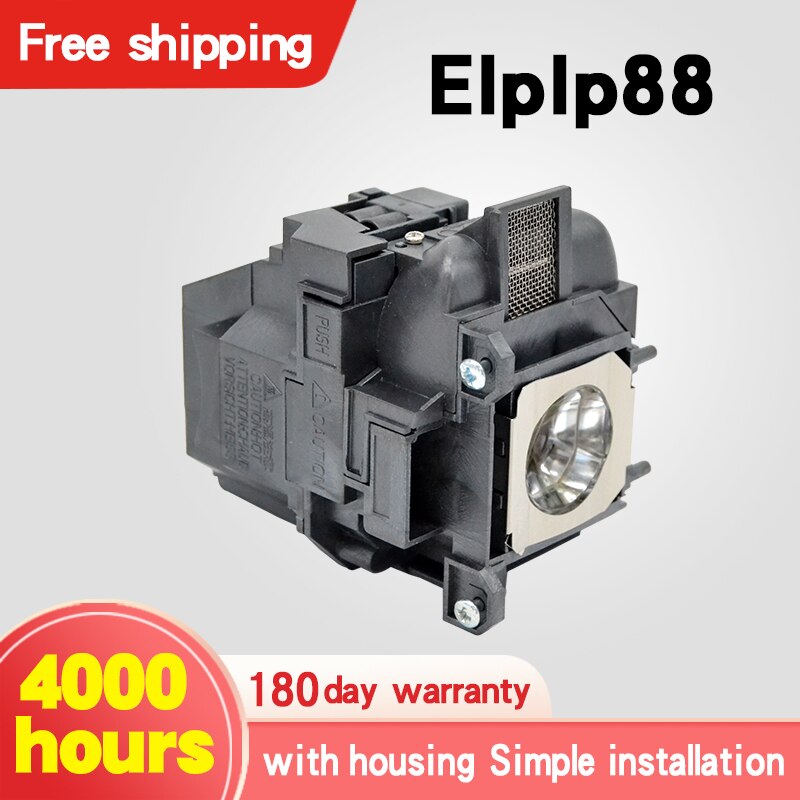 Lampe Compatible avec Boîtier pour ELPLP88 pour EPSON EB-S300/EB-S31/EB-U04 EB-X31 EB-W29 EB-X04 EB-X27 EB-X29 EB-X31 EB-X36