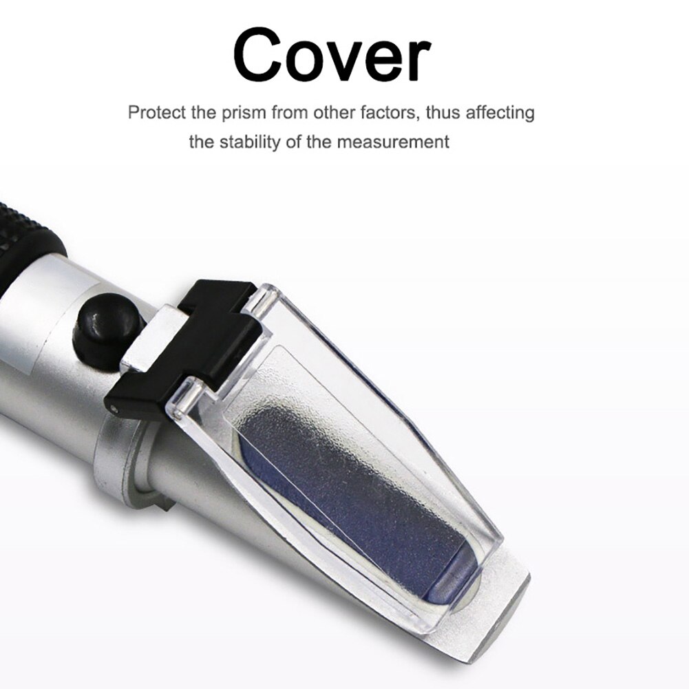 Refractometer Alcohol Alcoholometer meter 0~80%V/V ATC Handheld Tool Hydrometer concentration spirits tester Refractometer