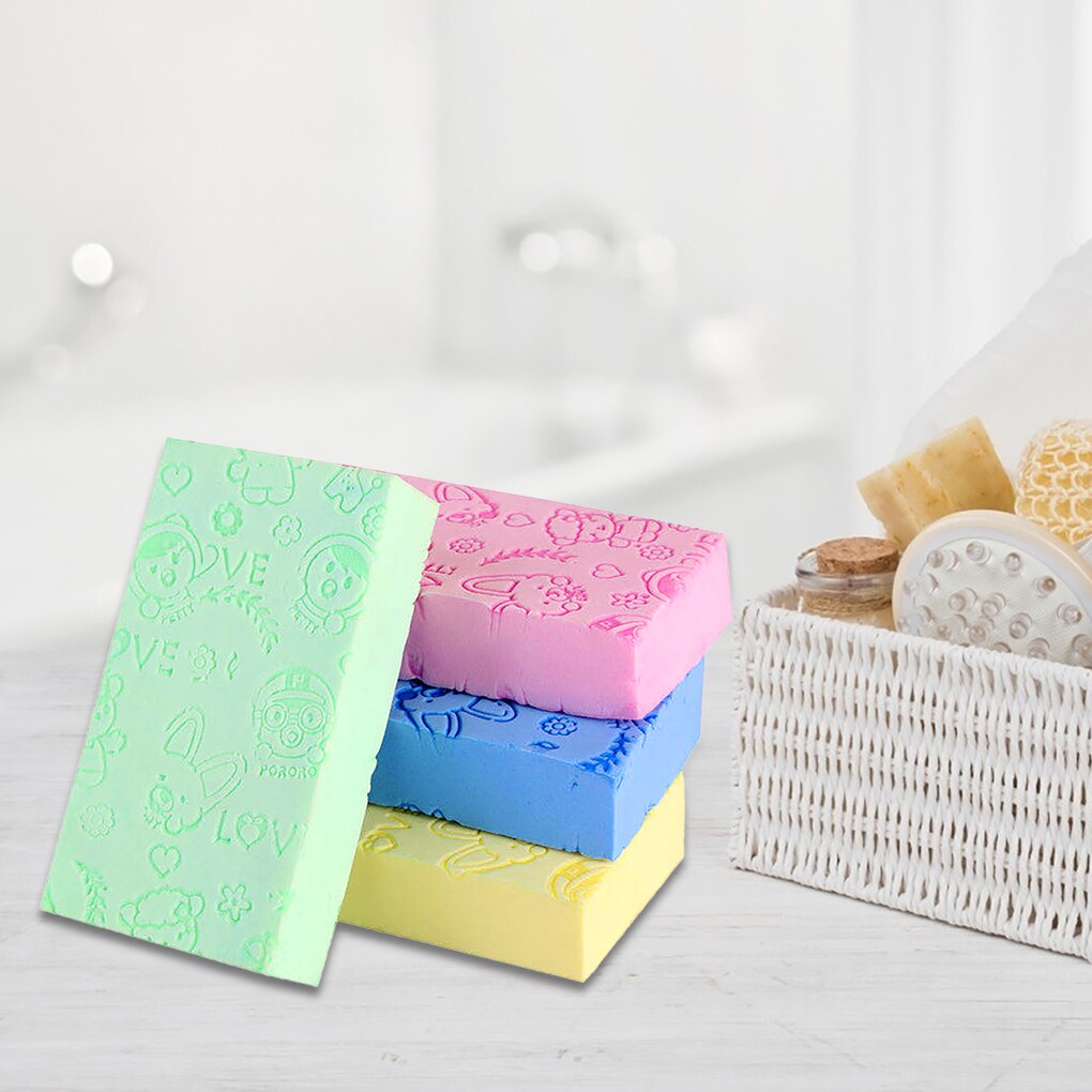 Esponja de baño producto para eliminar la piel muerta, masajeador exfoliante, cepillo de ducha suave para niños y adultos, suministros de baño, 1 Uds.