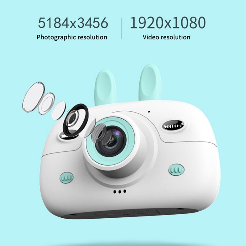 Children Mini Camera 2.4Inch Screen Display Front Rear Dual Cameras Kids Camera Digital Video Photo Camera Child Best